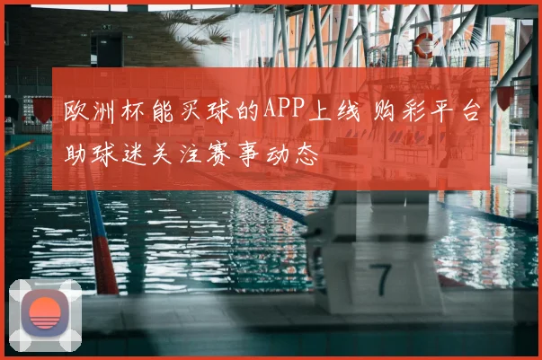 欧洲杯能买球的APP上线 购彩平台助球迷关注赛事动态